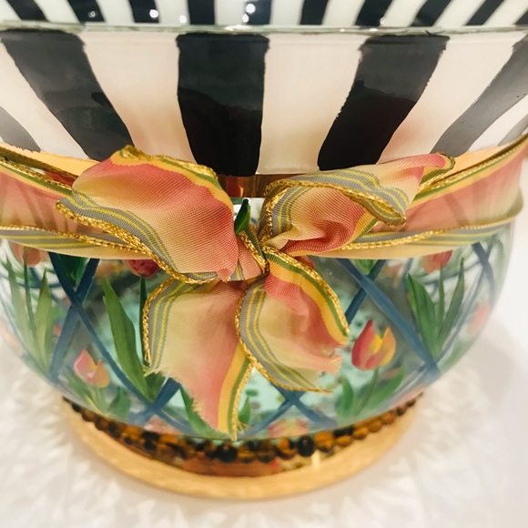 1983 McKenzie Childs Glass Bowl Retired item - Picture 2 of 8